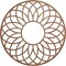 Ekena Millwork Cannes Wood Fretwork Pierced Ceiling Medallion, Walnut, 18"OD x 6 1/8"ID x 1/4"T CMWP18X18X0250CNWA - alternate 1